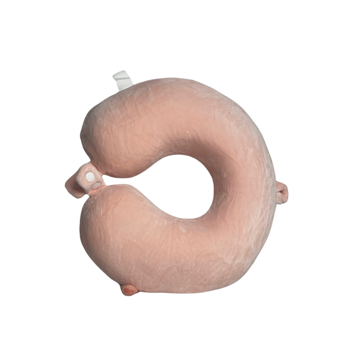 Neck Pillow Pink Unicorn Back