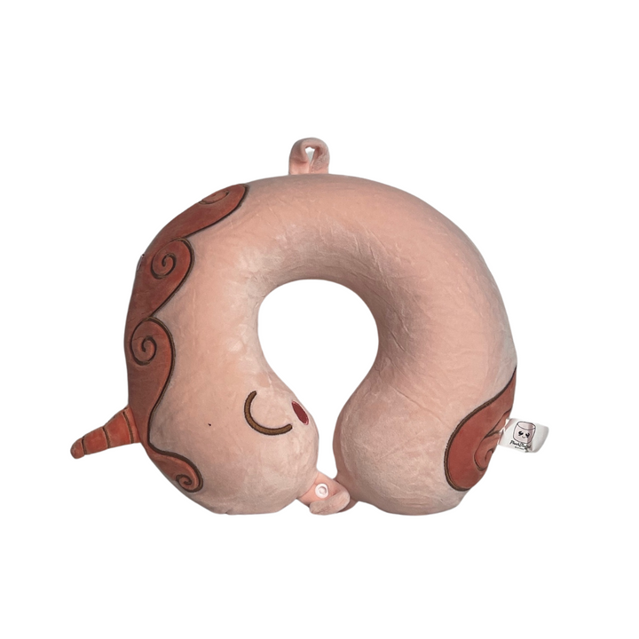 Neck Pillow Pink Unicorn Front