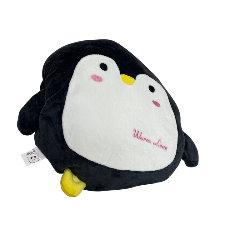 Stuffed Animal Black Penguin Front