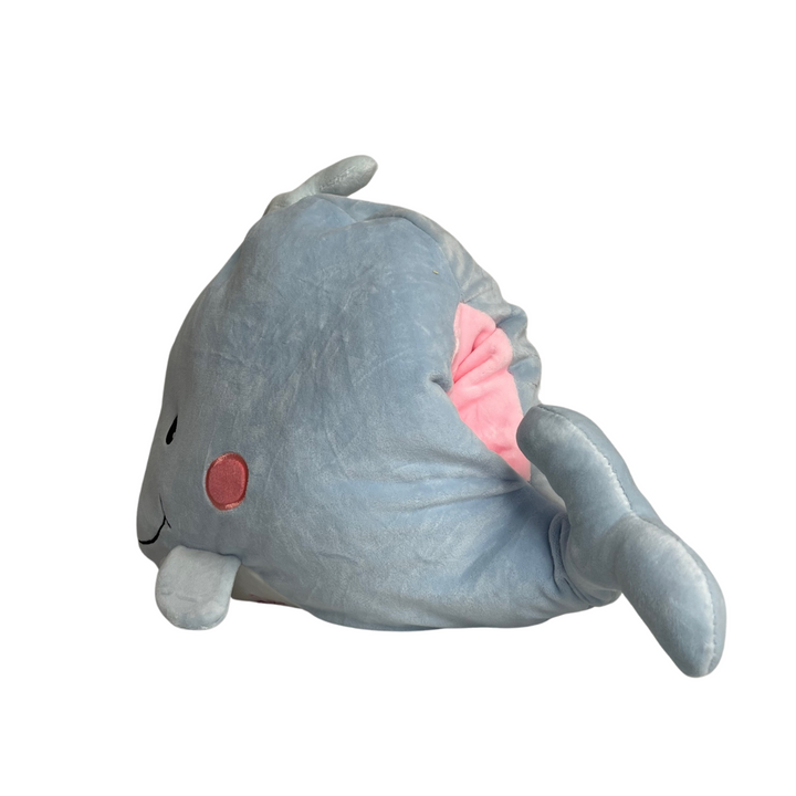 Stuffed Animal Blue Whale Back