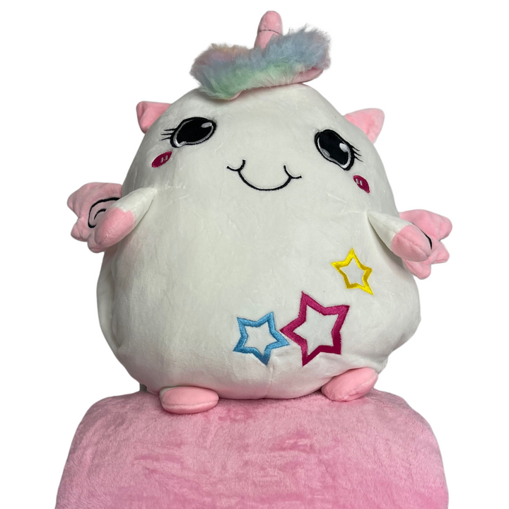 Unicorn Squishmallow with Blanket Front